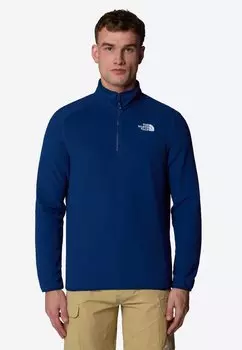Флисовый джемпер GLACIER 1/4 ZIP The North Face, темно-синий