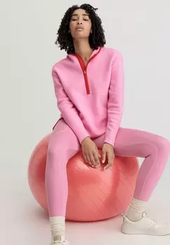 Флисовый джемпер hessnatur, светло-розовый