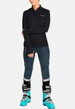 Флисовый джемпер LIVIGNO HALFZIP Vaude, черный