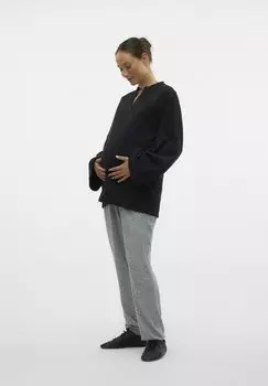 Флисовый джемпер MAMALICIOUS, черный