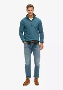 Флисовый джемпер POLAR HALF ZIP Superdry, синий