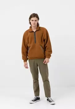 Флисовый джемпер Rhythm, коричневый