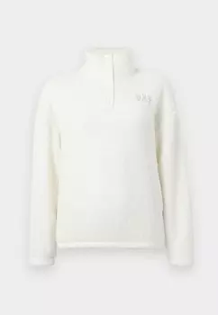 Флисовый джемпер SNAP LOGO GAP, молочный