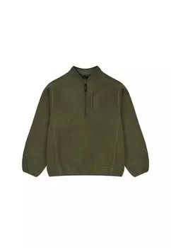 Флисовый джемпер Y NECK BOILER ROOM, оливковый