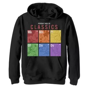 Флисовый флис с квадратными цветными панелями периодического действия для мальчиков 8–20 лет Disney's «Микки Маус и друзья» Disney