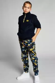 Флисовый флис с молнией на четверть 'Brail' Beat Boyz Club, темно-синий