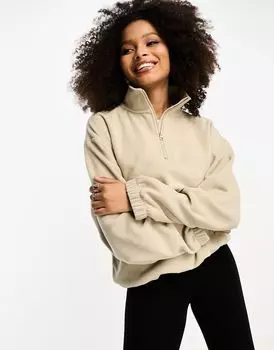 Флисовый флис с полумолнией ASOS DESIGN