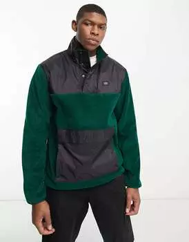 Флисовый флис Vans mammoth borg зеленого и черного цвета