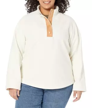 Флисовый худи Draper James, Plus Size Turtleneck Pullover Fleece