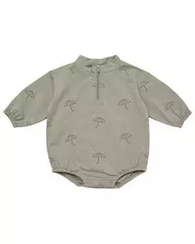 Флисовый комбинезон «Бодхи» Quincy Mae, зеленый