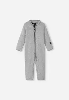 Флисовый комбинезон для малышей Tahti Reima, цвет Melange Grey