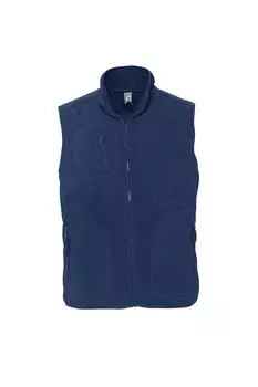 Флисовый комбинезон/жилет с защитой от таблеток Норвегии SOL'S, темно-синий