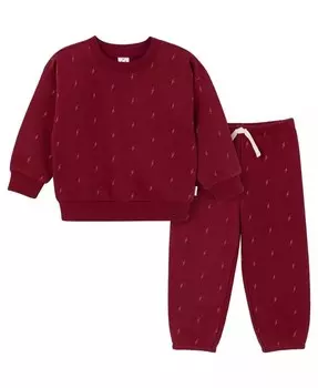 Флисовый комплект для маленьких мальчиков, 2 предмета Gerber, красный