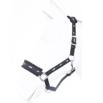 Флисовый недоуздок BASICLINE черный RL24, черный