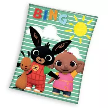 Флисовый плед Fleuresse из микрофибры мягкий плед 150х200 см олень бежевый 2378-3 PHU CARBOTEX