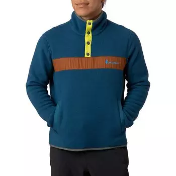 Флисовый пуловер Cotopaxi Teca, голубой/коричневый