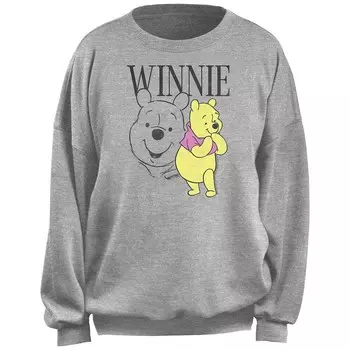 Флисовый пуловер для детей Disney's Winnie The Pooh Coy Pose Licensed Character, цвет Heather Gray
