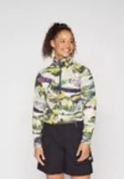Флисовый пуловер GLACIER PRINTED HALF ZIP The North Face, темно-фиолетовый