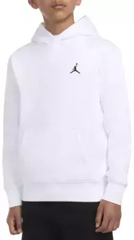 Флисовый пуловер Jordan Kids Brooklyn, белый