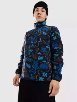 Флисовый пуловер Lw Synch Snap-T Patagonia, синий