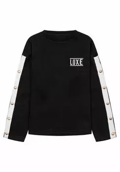 Флисовый пуловер MOCK POPPER MINOTI, цвет black