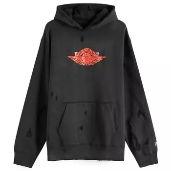 Флисовый пуловер Rair air с капюшоном Air Jordan, черный