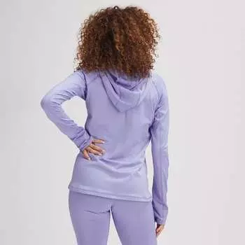 Флисовый пуловер с гибридной сеткой — женский Backcountry, цвет Aurora