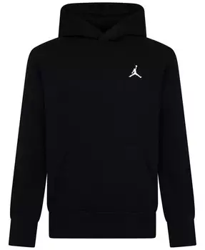 Флисовый пуловер с капюшоном Big Boys Brooklyn Essentials Jordan, красный