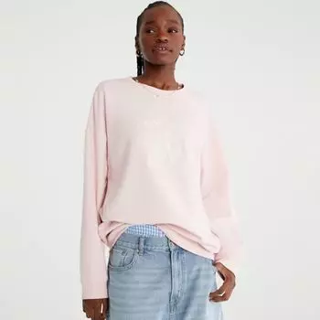 Флисовый пуловер с круглым вырезом для юниоров с озера Комо, Италия Aeropostale, цвет chalk pink