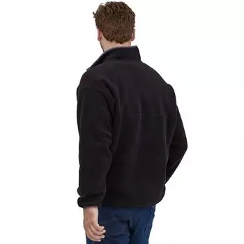 Флисовый пуловер Synchilla Snap-T мужской Patagonia, цвет Black/Forge Grey