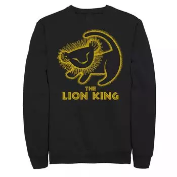 Флисовый рисунок для малышей Lion King Baby Simba Licensed Character, черный