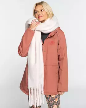 Флисовый шарф Billabong "On The Fringes", белый