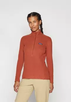 Флисовый свитер AIR ZIP NECK Patagonia, красный