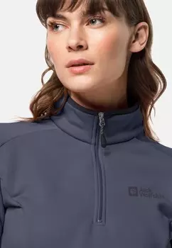 Флисовый свитер BAISELBERG HZ W Jack Wolfskin, серый