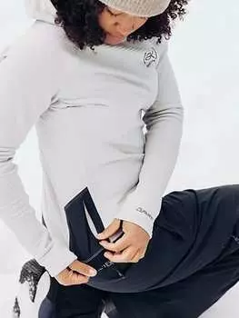 Флисовый свитер Burton, цвет hellgrau/schwarz