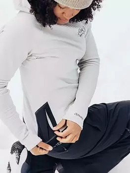 Флисовый свитер Burton Fleecepullover [ak] Helium Power Grid, цвет Wei/Schwarz