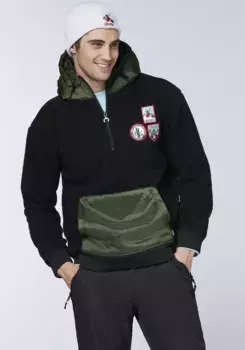 Флисовый свитер Chiemsee "BLACKBEAUTY", черный