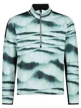 Флисовый свитер CMP Fleecepullover, цвет Petrol/Wei