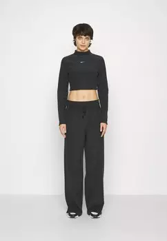 Флисовый свитер Cozy Fleece Crop Nike, черный