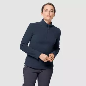 Свитер флисовый женский Jack Wolfskin Gecko, темно-синий