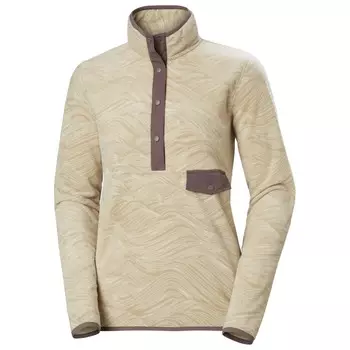 Флисовый свитер Helly Hansen Women's Maridalen Fleece, цвет Khaki Wave AOP