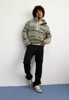 Флисовый свитер HELVETIA II PRINTED HALF SNAP Columbia, темно-зеленый