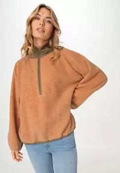 Флисовый свитер hessnatur, цвет clementine