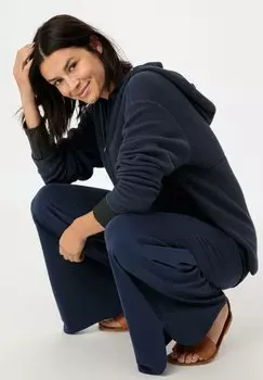 Флисовый свитер hessnatur, цвет dunkelblau