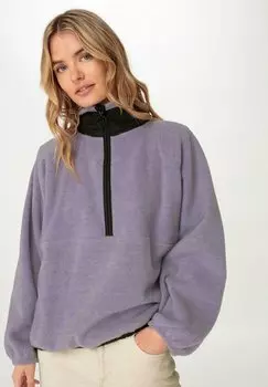 Флисовый свитер hessnatur, цвет lila