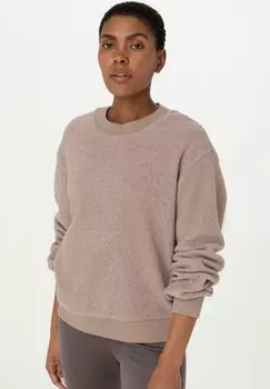 Флисовый свитер hessnatur, цвет mandelbraun