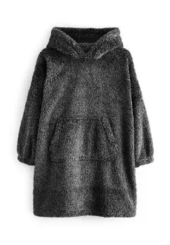Флисовый свитер HOODED Next, цвет grey