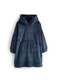 Флисовый свитер HOODED Next, цвет navy