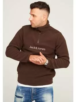 Флисовый свитер Jack & Jones, цвет chocolate brown