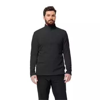 Флисовый свитер Jack Wolfskin из переработанного полиэстера, черный